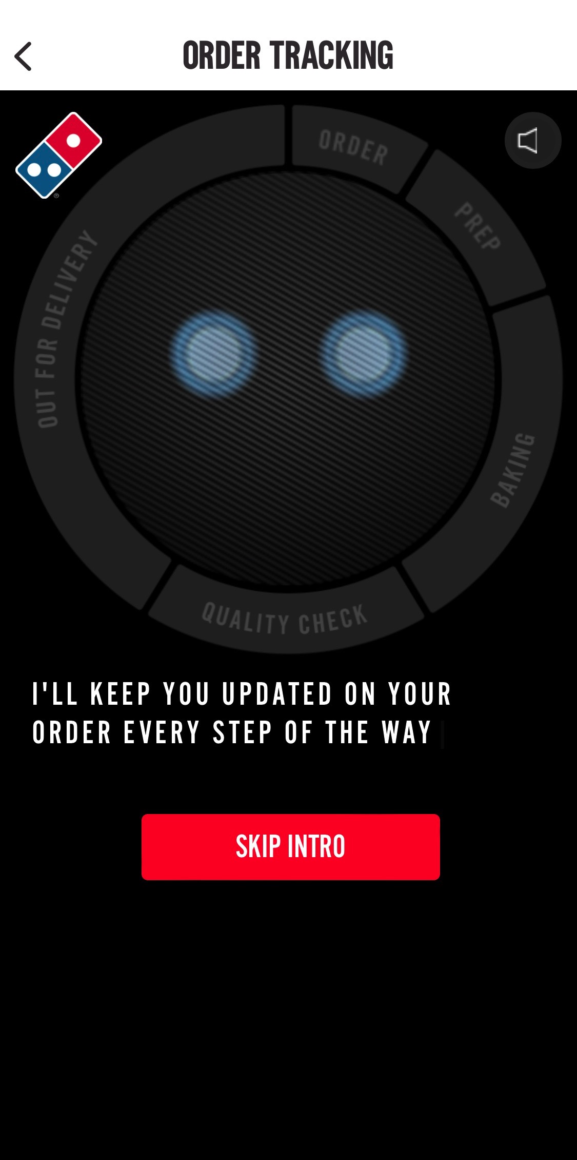 Domino’s Pizza’s App Order Tracking Page 84 of 151 Order Tracking